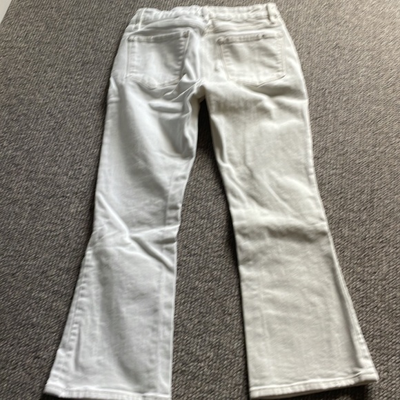 Frame le crop mini boot cut two tone jean Sz 27 - Picture 2 of 5